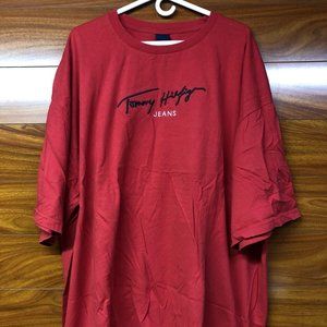 Tommy Hilfiger Jeans Men's Red Big and Tall 3xl T shirt